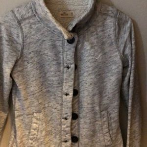 Hollister sweater button up